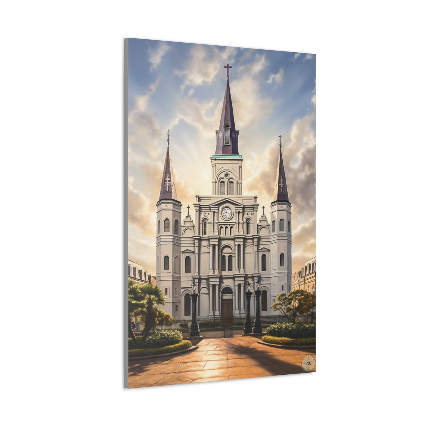 Art by Kendyll: "Cathedral in White" on Canvas
