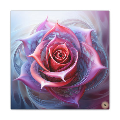 Art by Kendyll: "Rose of Teeth" on Canvas