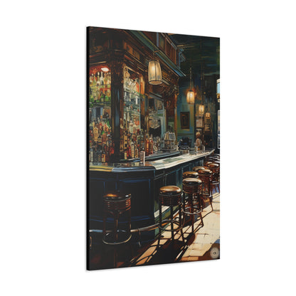 Art by Kendyll: "French Quarter Bar" on Canvas