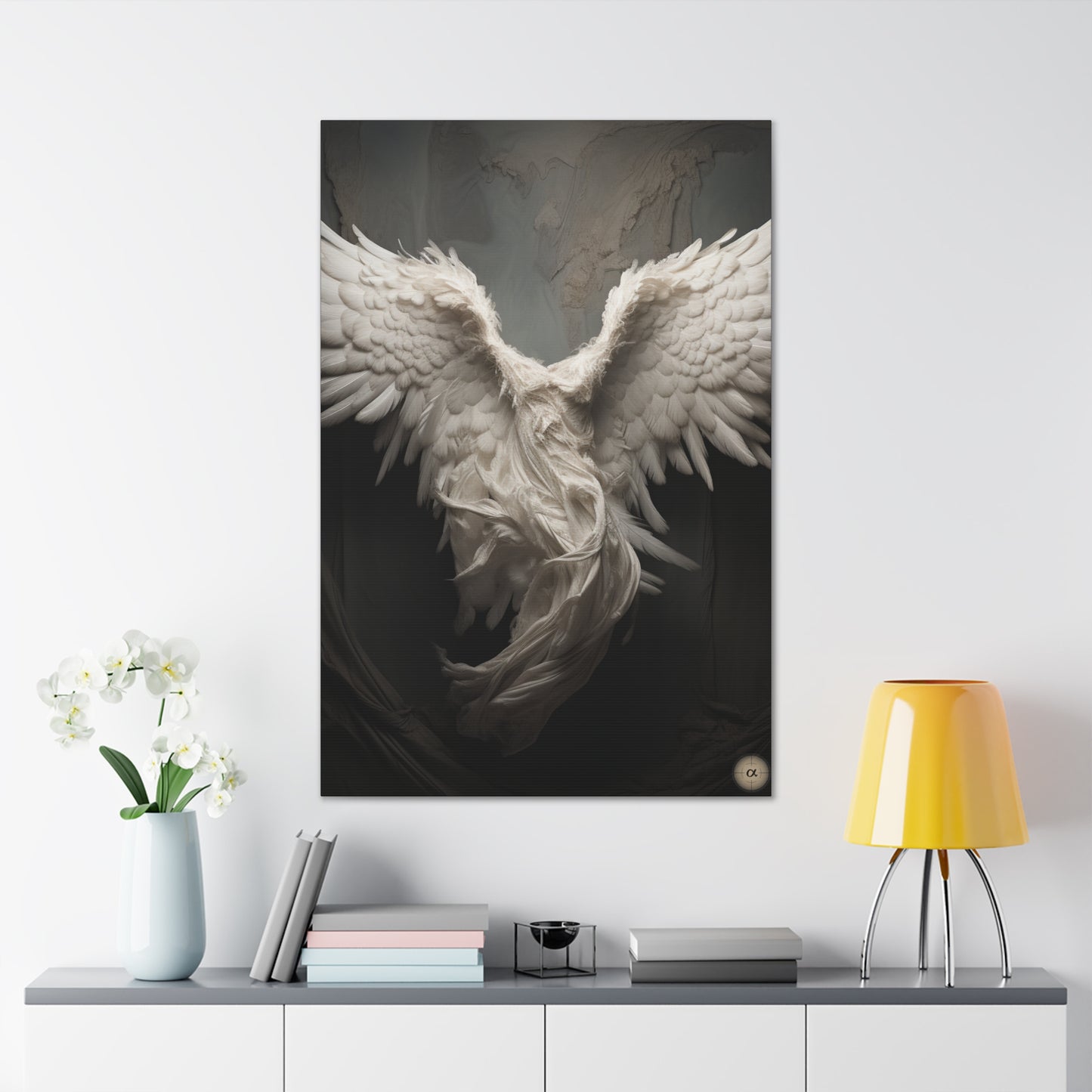 Art by Kendyll: "Angel Wings" on Canvas